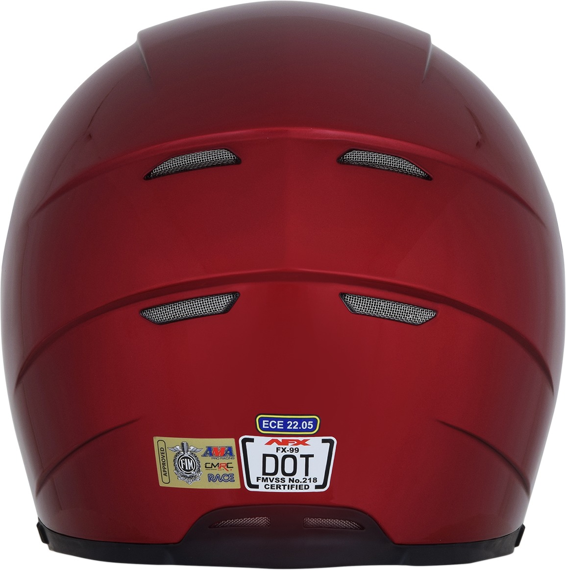 FX-99 Full Face Street Helmet Red Small - Image 6
