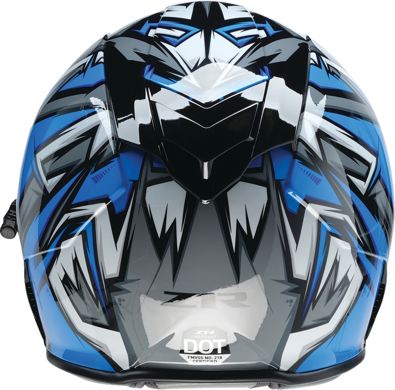 Z1R Warrant Neuron Snow Electric Helmet XS White/Black/Blue - Image 4