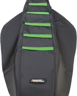 Black/Green Ribbed Seat Cover