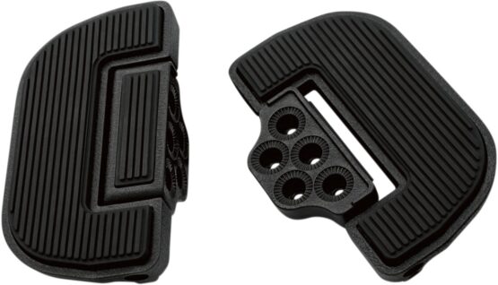 Ribbed Adjustable Driver/Passenger Floorboards - Black