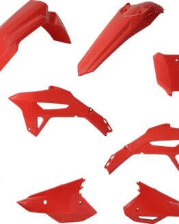 Acerbis Full Plastic Kit Red - Fits Honda