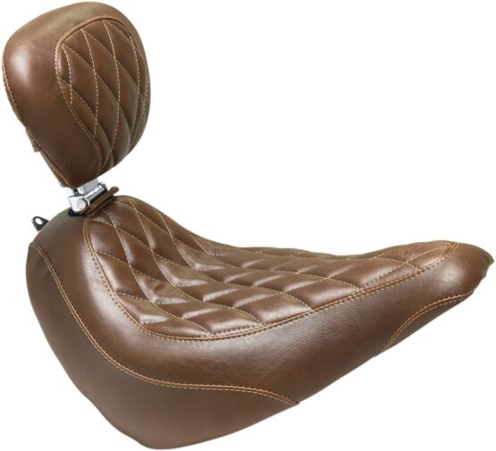 Tripper Diamond Brown Solo Seat w/Backrest