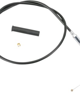 Drag Specialties Black Vinyl Throttle/Idle Cable 30in For Harley XL Sportster