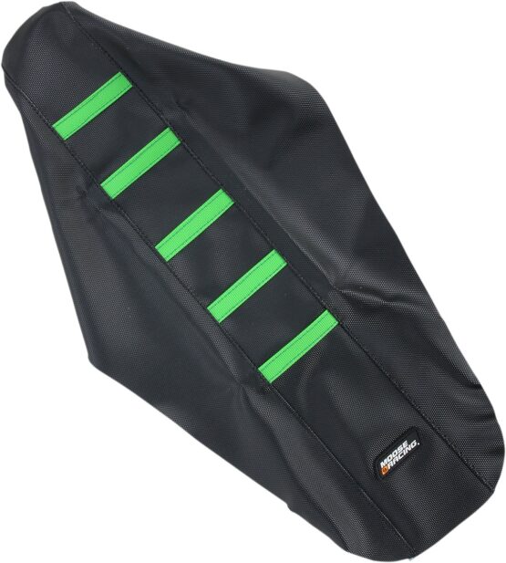 Black/Green Ribbed Seat Cover