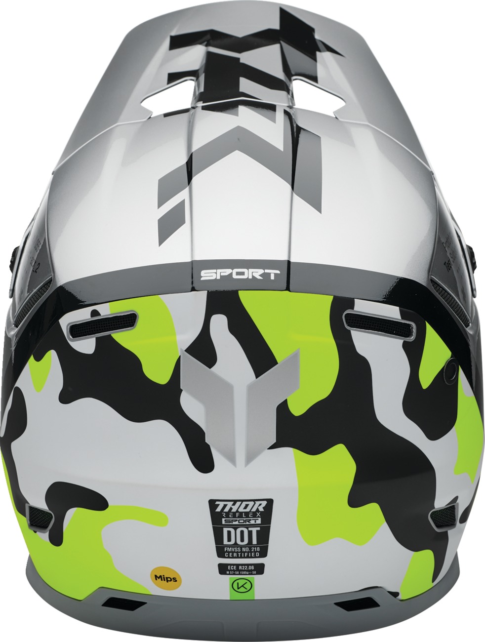 Thor Reflex Sport Riot MIPS Helmet Yellow/Black/Gray S - Image 4