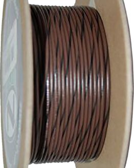 NAMZ 100ft 20 AWG Wire Spool Brown with Black Stripe