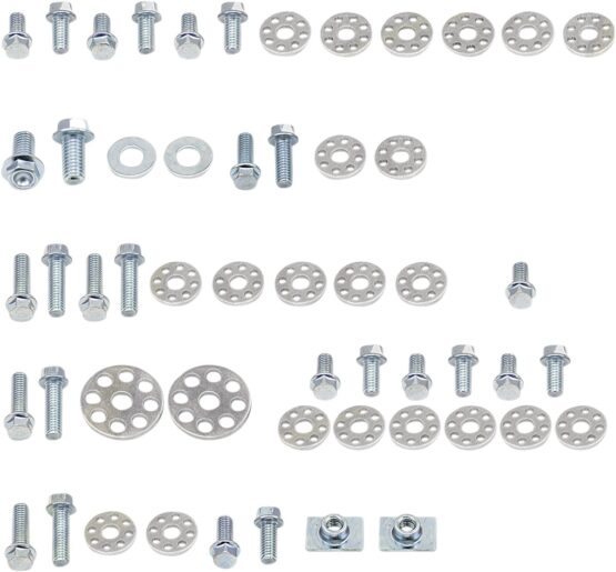 Full Plastic Fastener Kit w/ Works Washers