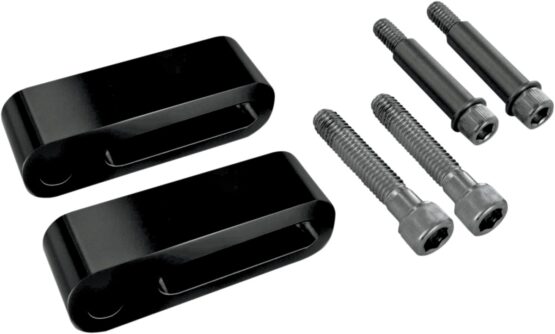 Passenger Floorboard 1" Extensions - Black