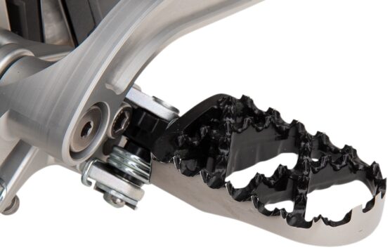 Black/Silver Hybrid Footpegs