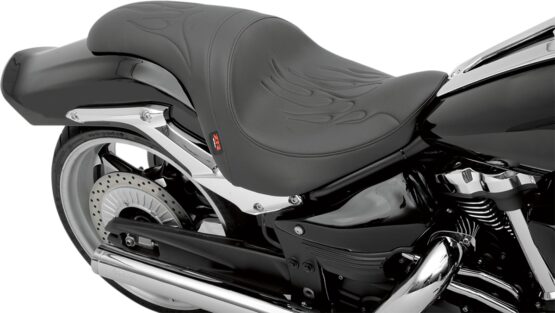 Predator Flame Stitched Vinyl 2-Up Seat Black Low