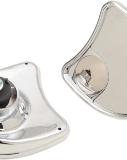 Drag Specialties Fairing Mount Mirrors Chrome Pair For Harley FLHX