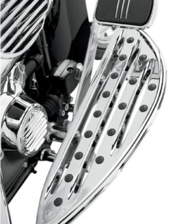 Deep Cut Adjustable Driver Floorboards Chrome