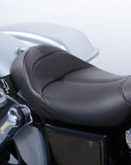 Danny Gray MinimalIST Solo Leather Seat Black Fits 06-17 Harley Dyna