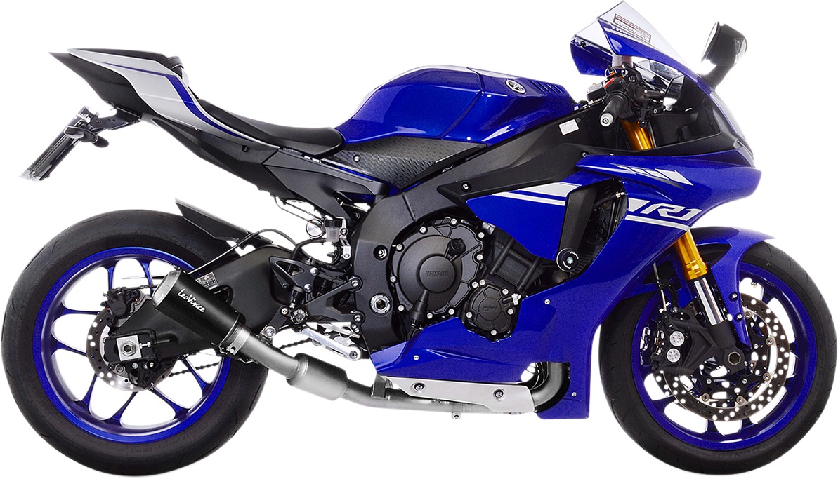 LeoVince LV-10 Black Edition Slip-On Muffler Matte Black For Yamaha YZF-R1/M - Image 5