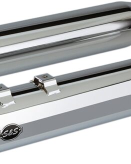 Chrome 4" Slip On Exhaust Slash-Cut