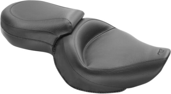 Smooth Vinyl 2-Up Seat - Black