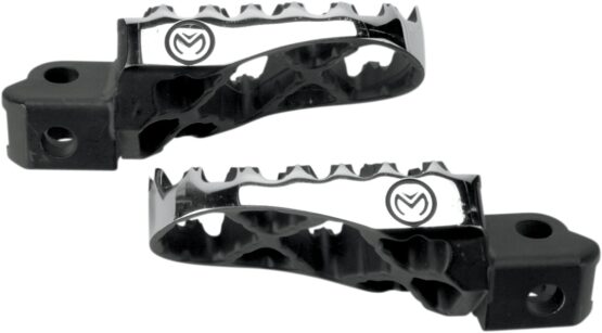 Black/Silver Hybrid Footpegs