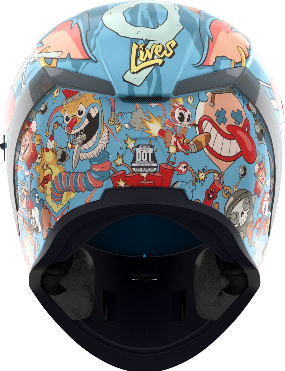 ICON Airform 9 Lives MIPS Helmet Blue 2XL - Image 4