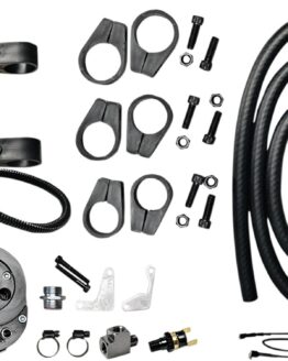 Wideline Vertical Front Mount Oil Cooler w/Fan