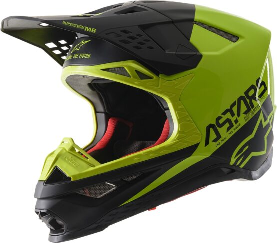 Supertech SM8 Echo MIPS Offroad Helmet Black/Hi-Vis Yellow Medium