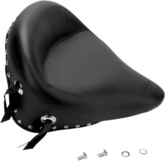 Wide Concho Skirt Studded Vinyl Solo Seat