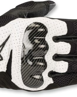 SMX1 Air V2 Motorcycle Gloves Black/White Medium