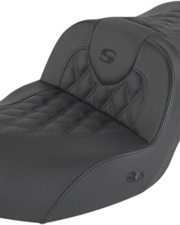 Heated Road Sofa Lattice 2-Up Seat - Black