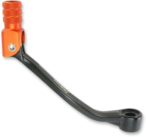 Anodized Forged Folding Shift Lever Black/Orange - Image 4