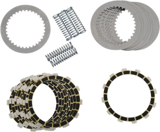 Carbon Fiber Complete Clutch Kit w/ Steels & Springs