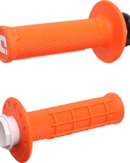 ODI Micro-X Half-Waffle V2 Lock-On Grips Orange/Black