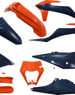 Acerbis Full Plastic Kit Orange/Dark Blue Fits KTM Models