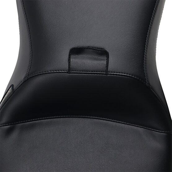 Outcast Smooth Vinyl 2-Up Seat Black w/Backrest - Image 3