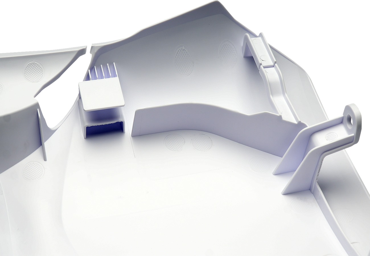 Cycra Stadium Number Plate White Fits Yamaha YZ450F - Image 3