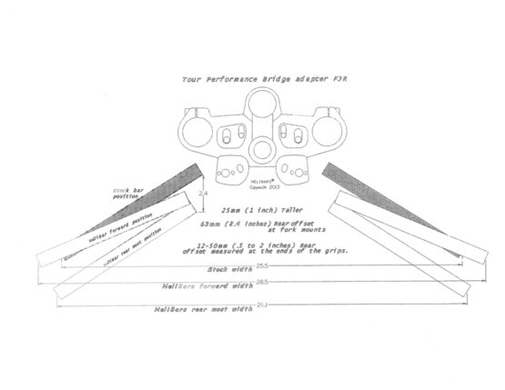 Adjustable Handlebar Bridge 1" Riser - Image 10