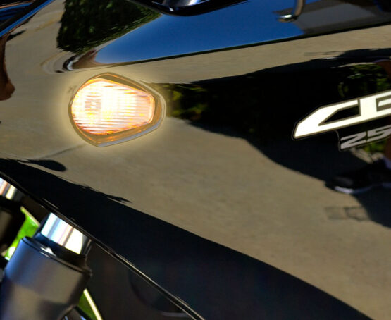 Pair of LED Flush Mount Turn Signals - Clear Lens - Image 2