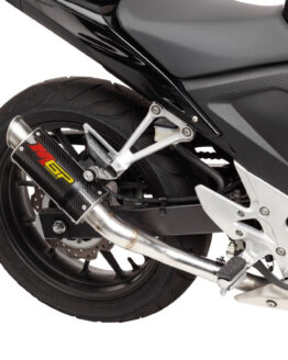 2015 Honda CBR650F Hotbodies MGP Growler Carbon Fiber Full Exhaust System