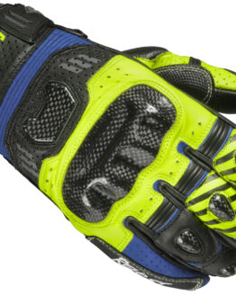 Cortech Revo Sport ST Gloves Blue Hi-Viz Small