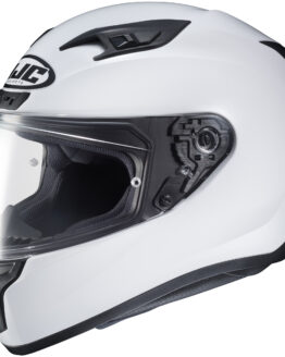 i10 Solid White Full-Face Street Motorcycle Helmet X-Small