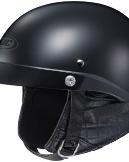 CL-Ironroad Matte Black Open-Face Half Helmet X-Small