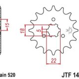 13 Tooth Front Countershaft Sprocket - 520 Pitch - Image 2