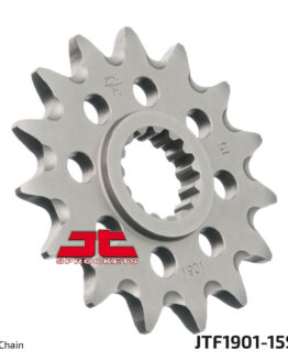 Front Steel Countershaft Sprocket Self Cleaning - 15 Tooth 520