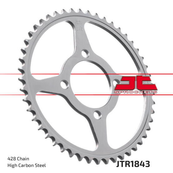 Steel Rear Sprocket - 54 Tooth 428 - Image 2