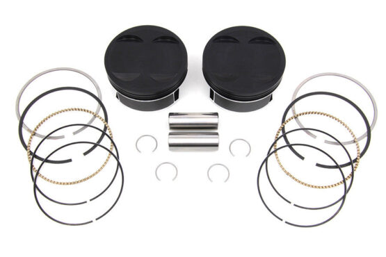 124" Big Bore Piston Kit 11:1 Compression - 4.250in Bore (+.313in)