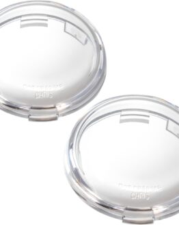 Clear 2" Bullet Style Turn Signal Lenses - Pair