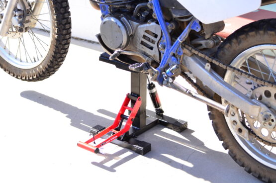 DRC HC2 Height Control System Motorcycle Lift Stand - Red - Image 3