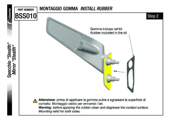 Black Rotating Winglet Stealth Mirrors - Image 7