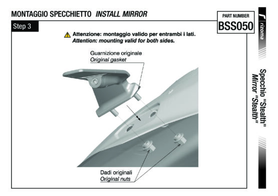 Black Rotating Winglet Stealth Mirrors - Image 5