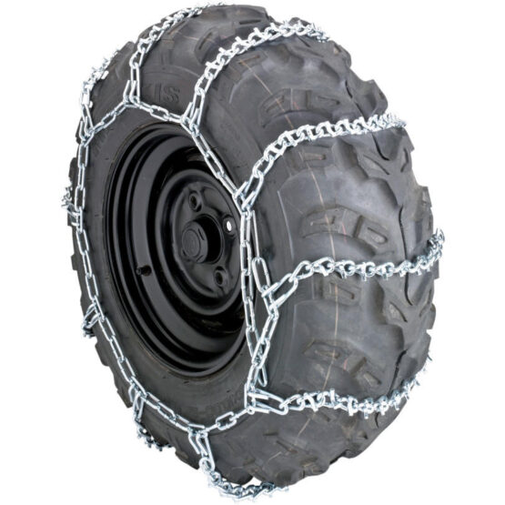 ATV/UTV 11-V Bar Snow Chains - Oversized For Use On 27" and 28" Tires  - 1 Pair - Image 3