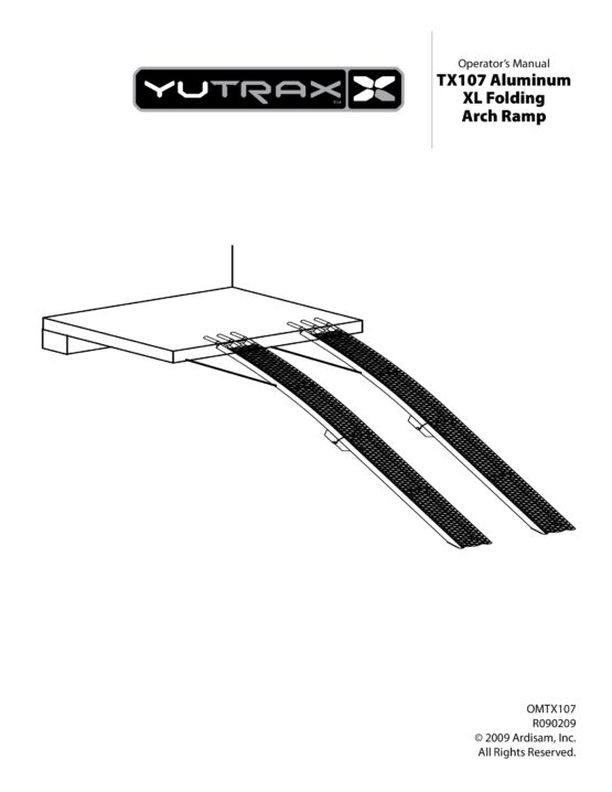 Folding Aluminum "XL" Loading Ramps - 89" Long, 12" Wide - Pair - Image 4