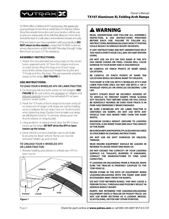 Folding Aluminum "XL" Loading Ramps - 89" Long, 12" Wide - Pair - Image 5